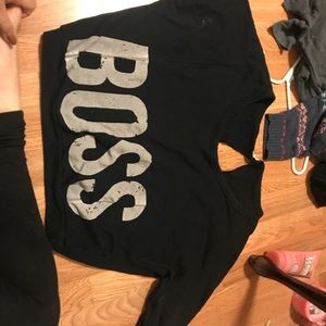 Crop shirt/sweater